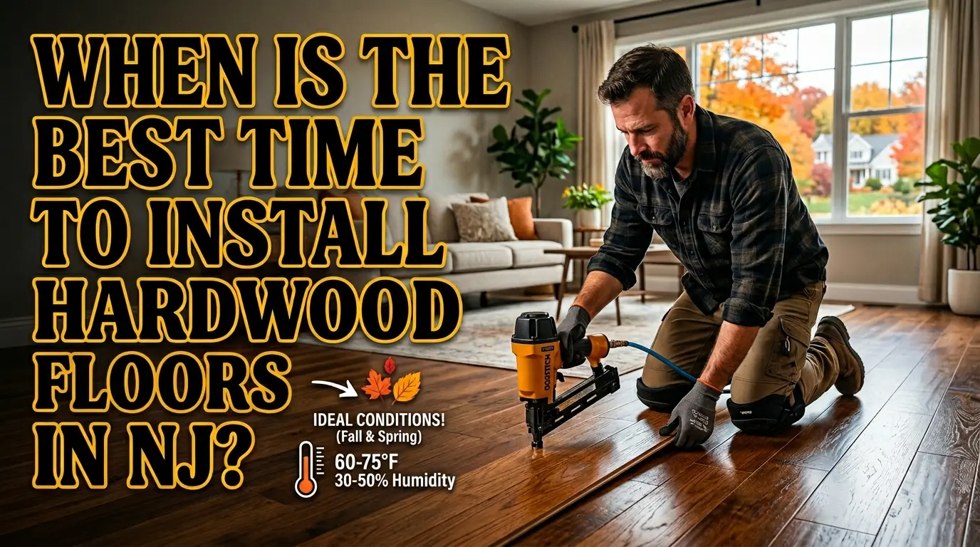 Best Time to Install Hardwood Floors in NJ