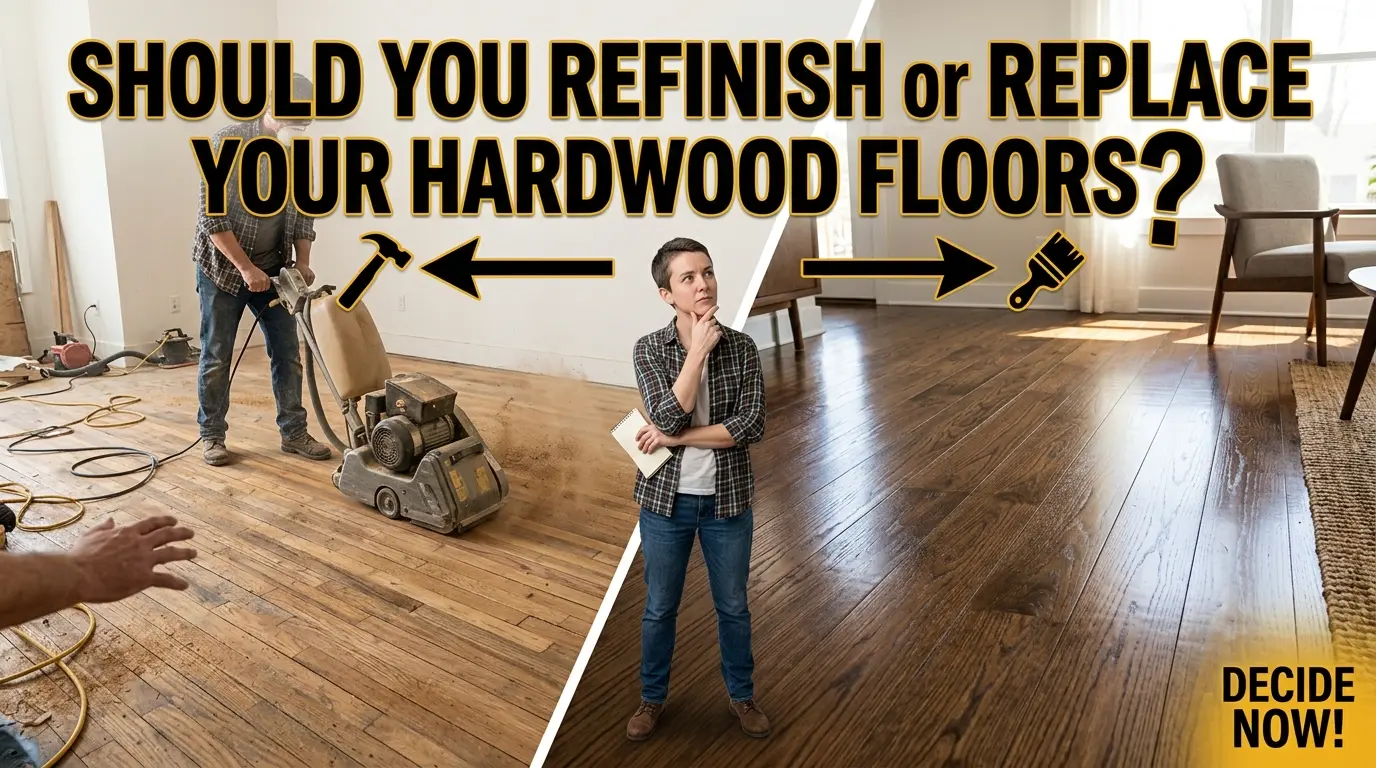 Should You Refinish or Replace Your Hardwood Floors?