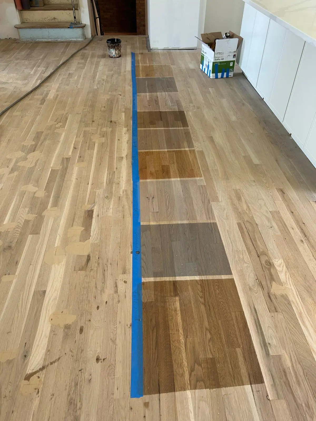 Waterproof vinyl plank flooring installation